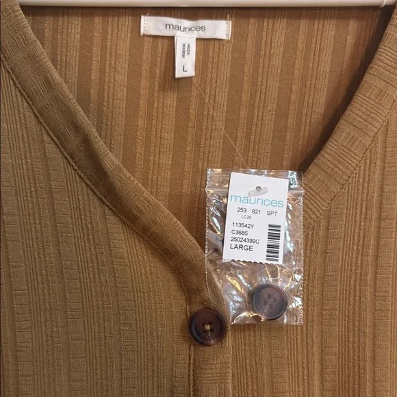 MAURICES | NWT Ribbed Tanktop size Large - Picture 2 of 4